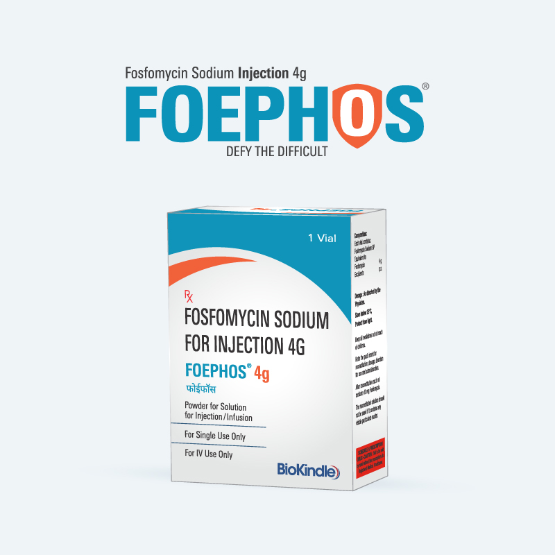 Foephos Fosfomycin Sodium 4 gm Inj.
