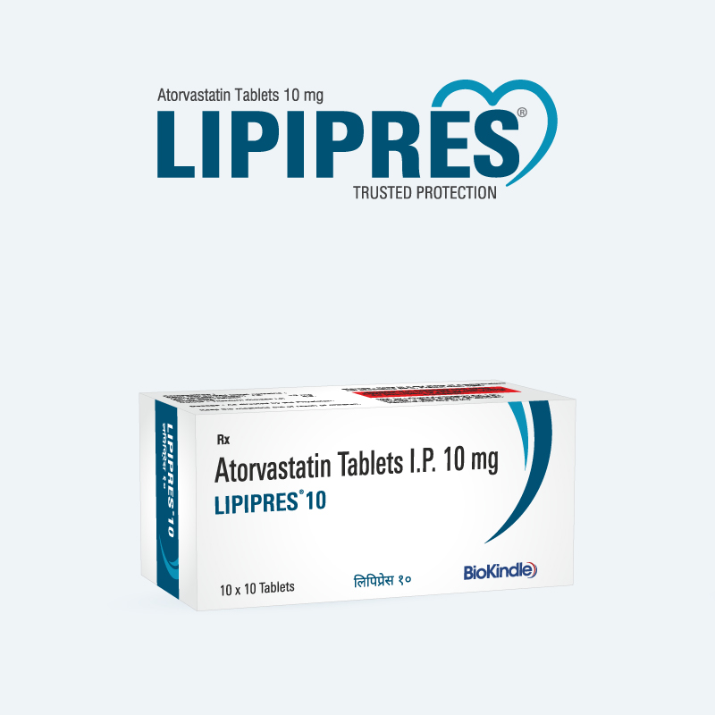 LIPIPRES Atorvastatin 10 mg tablets